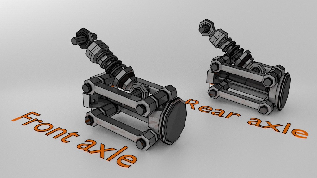 Low-Poly independent Suspension preview image 1